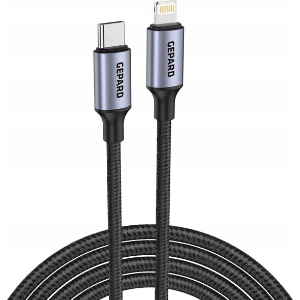 Kabel USB Gepard Kabel GEPARD USB-C - Lightning PD20W metal head 2m
