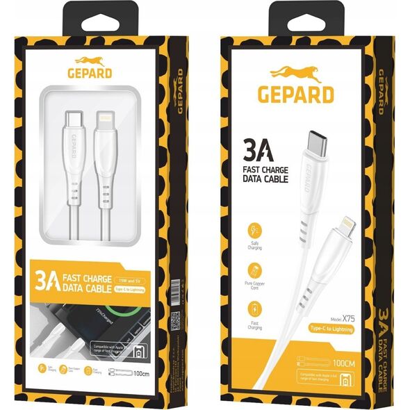 Kabel USB Gepard Kabel GEPARD USB-C - Lightning