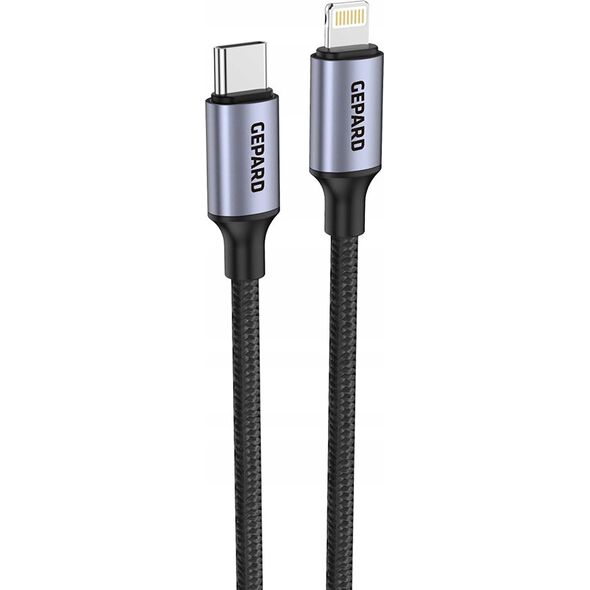 Kabel USB Gepard Kabel GEPARD USB-C - Lightning PD20W metal head 1,2m