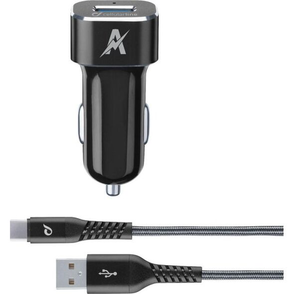Ładowarka Cellular Line CAR CHARGER KIT TETRA SAMSUNG TYC BLACK