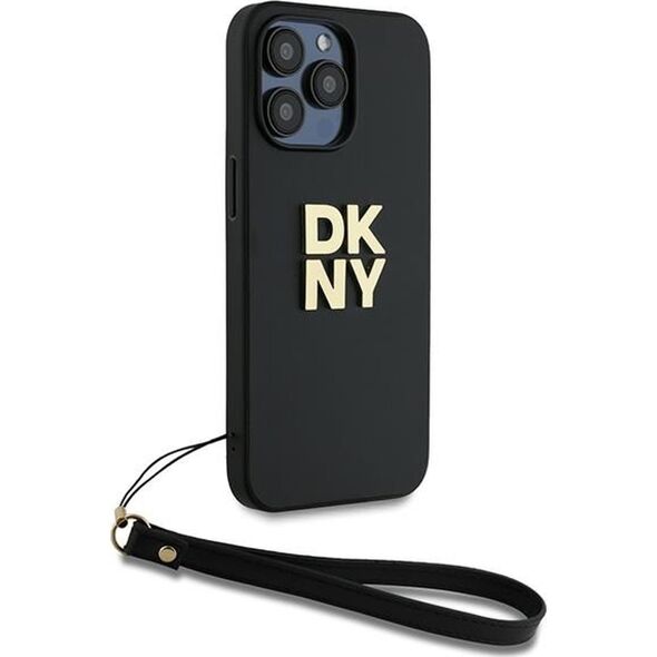 DKNY DKNY Wrist Strap Stock Logo - Etui iPhone 14 Pro Max (czarny)