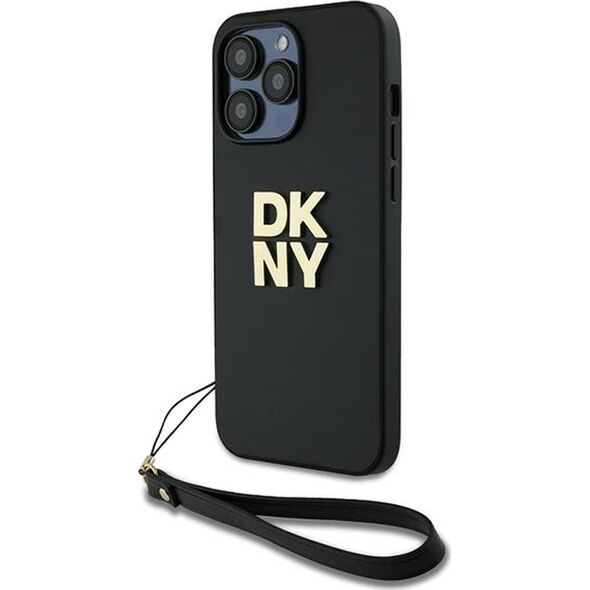 DKNY DKNY Wrist Strap Stock Logo - Etui iPhone 14 Pro (czarny)