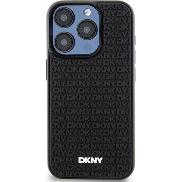 DKNY DKNY 3D Rubber Repeat Pattern - Etui iPhone 15 Pro (czarny)