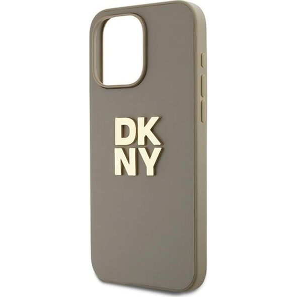 DKNY DKNY Wrist Strap Stock Logo - Etui iPhone 15 Pro (beżowy)
