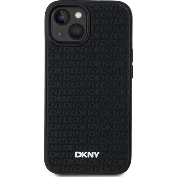 DKNY DKNY 3D Rubber Repeat Pattern - Etui iPhone 15 Plus (czarny)