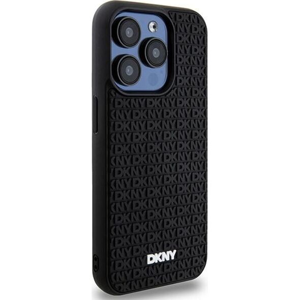 DKNY DKNY 3D Rubber Repeat Pattern - Etui iPhone 15 Pro Max (czarny)