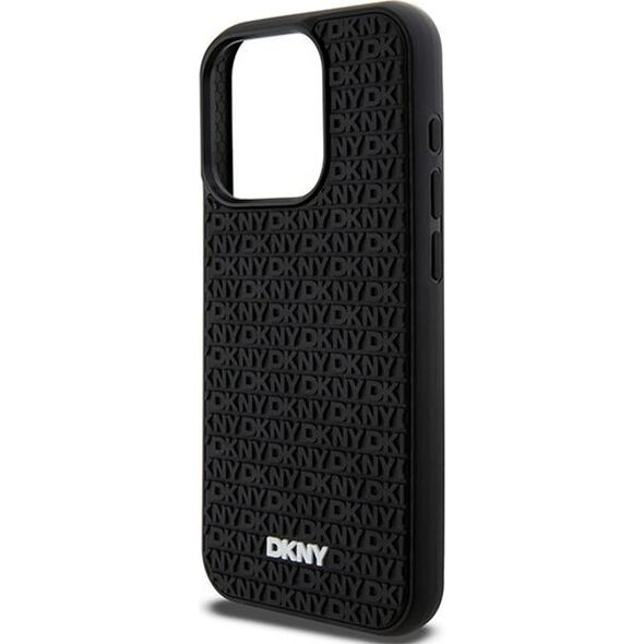 DKNY DKNY 3D Rubber Repeat Pattern - Etui iPhone 15 Pro Max (czarny)