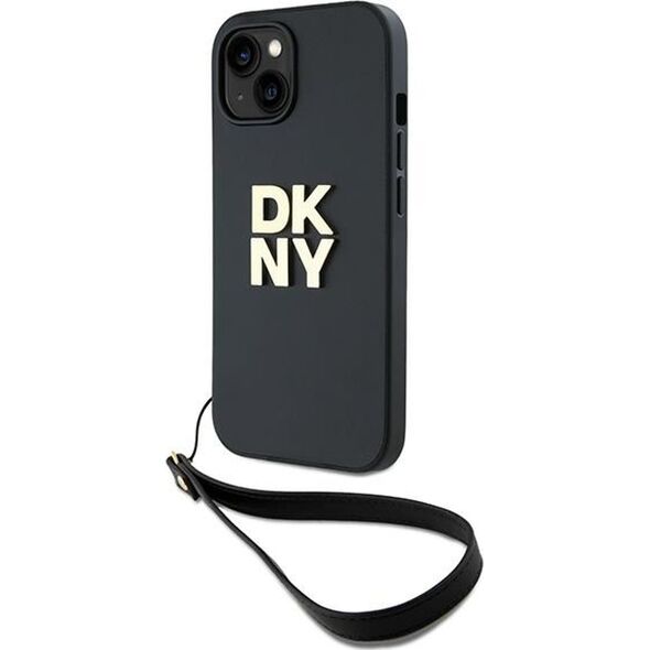DKNY DKNY Wrist Strap Stock Logo - Etui iPhone 15 / 14 / 13 (czarny)