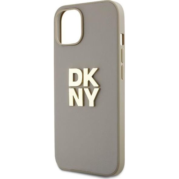 DKNY DKNY Wrist Strap Stock Logo - Etui iPhone 15 Plus (beżowy)