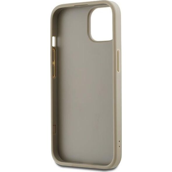 DKNY DKNY Wrist Strap Stock Logo - Etui iPhone 15 Plus (beżowy)
