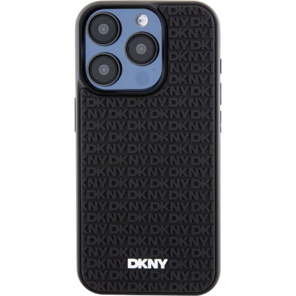 DKNY DKNY 3D Rubber Repeat Pattern - Etui iPhone 15 / 14 / 13 (czarny)