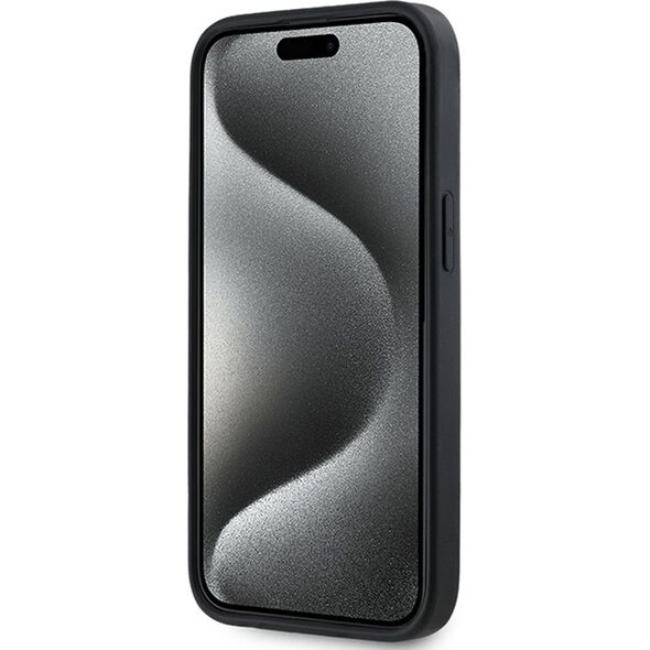 DKNY DKNY 3D Rubber Repeat Pattern - Etui iPhone 15 / 14 / 13 (czarny)