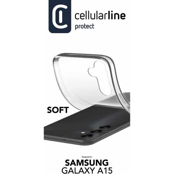 Cellular Line Cellularline Soft - Etui Samsung Galaxy A15 4G / 5G (przezroczysty)