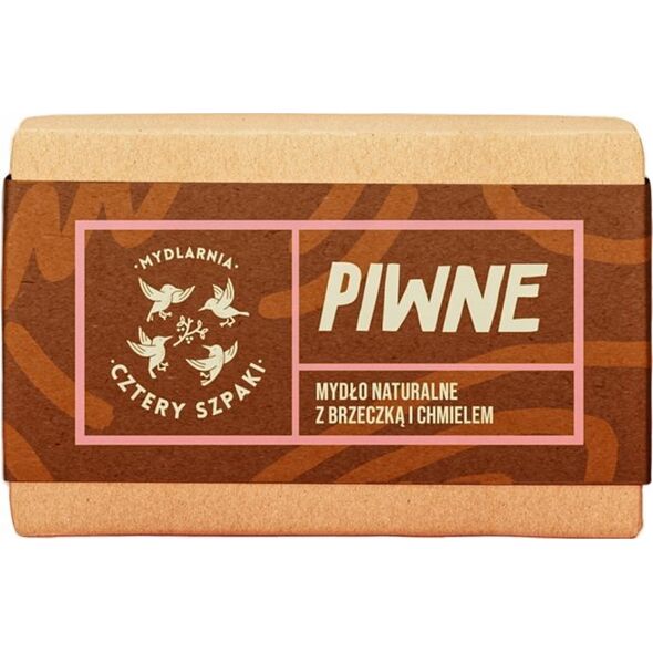 Mydlarnia Cztery Szpaki Cztery Szpaki, Mydło piwne, 110 g