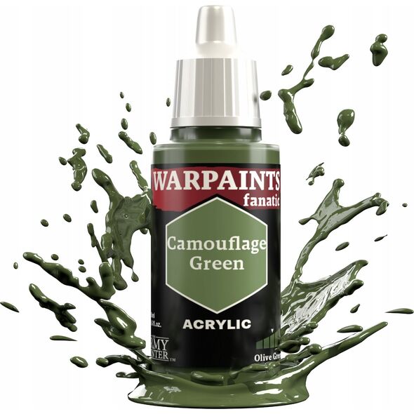 Army Painter The Army Painter: Warpaints - Fanatic - Camouflage Green