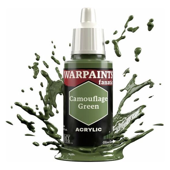 Army Painter The Army Painter: Warpaints - Fanatic - Camouflage Green