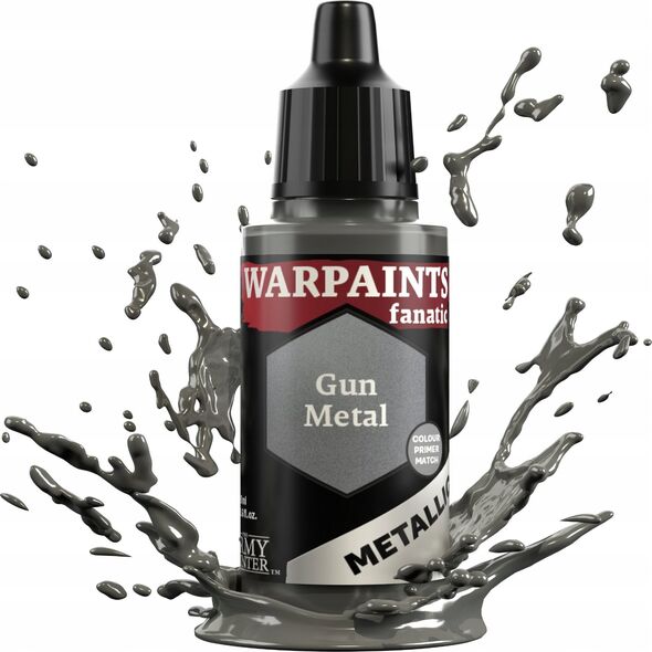 Army Painter The Army Painter: Warpaints - Fanatic - Metallic - Gun Metal
