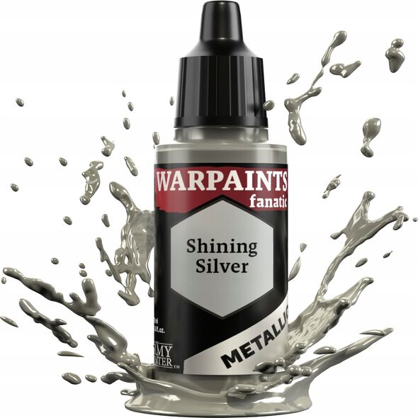 Army Painter The Army Painter: Warpaints - Fanatic - Metallic - Shining Silver
