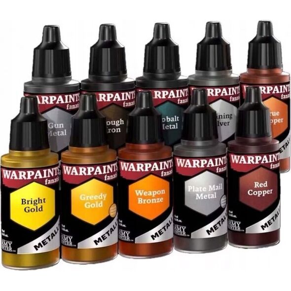 Army Painter The Army Painter: Warpaints - Fanatic - Metallics Paint Set