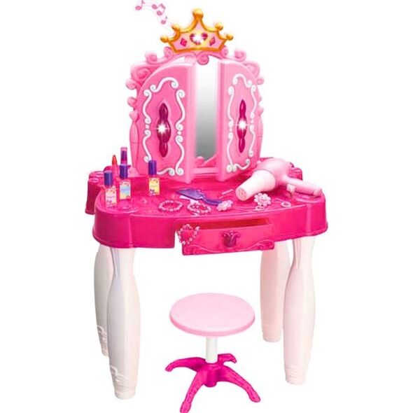 LeanToys Toaletka Sterowana Różdżką MP3 Różdżka Akcesoria Różowa