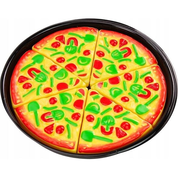 LeanToys Zestaw Produktów Spożywczych Pizza Frytki Lody Sztućce