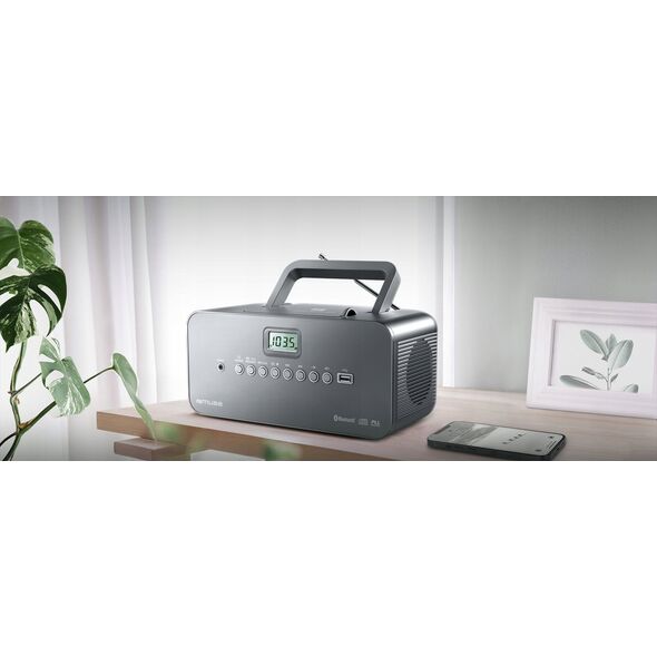 Głośnik Muse Muse | Portable Bluetooth, Radio CD/MP3 Player With USB | M-30BT | Bluetooth | Black | Portable | Wireless connection