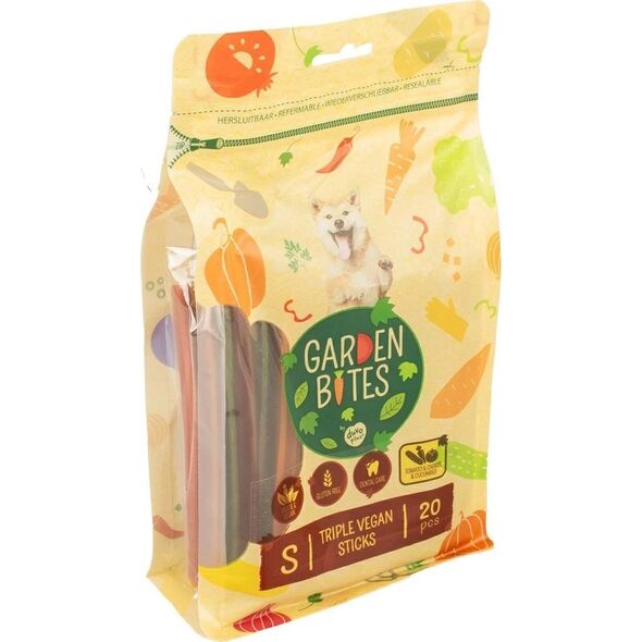 Duvo+ GARDEN BITES VEGAN TRIPLE STICKS "S"       13cm   20szt          3/36