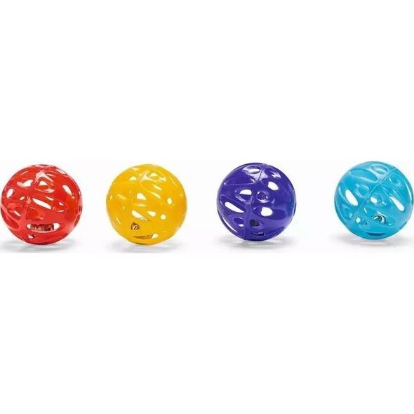Beeztees BEEZTEES ZABAWKA DLA KOTA PLASTIKOWA      PIŁECZKA Z DZWONKIEM  4cm  /32