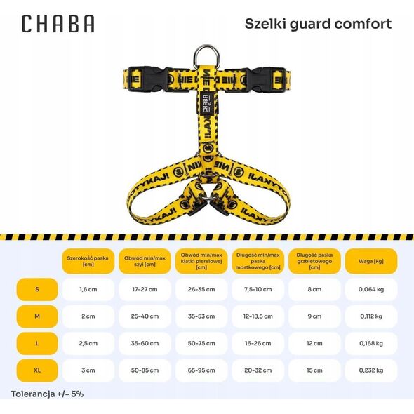 Chaba CHABA SZELKI GUARD NIE DOTYKAJ "S"        1,6/26-35cm