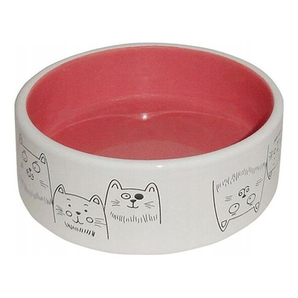 Yarro International YARRO MISKA CERAMICZNA DLA KOTA MOTYW     KOTA 12,5x4,5cm MIX KOLOR