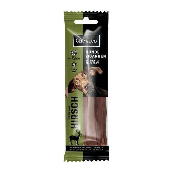 Chewies Chewies Hundezigarren Hirsch - jeleń 75g