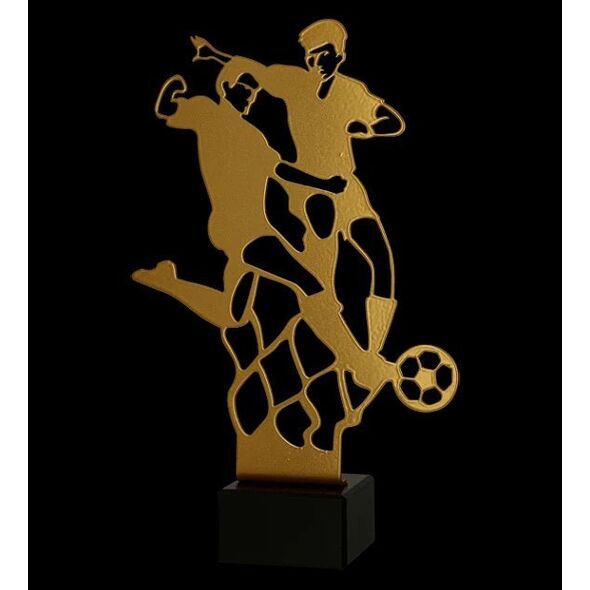 Victoria Sport Trofeum metalowe z marmurową podstawą - Piłka nożna