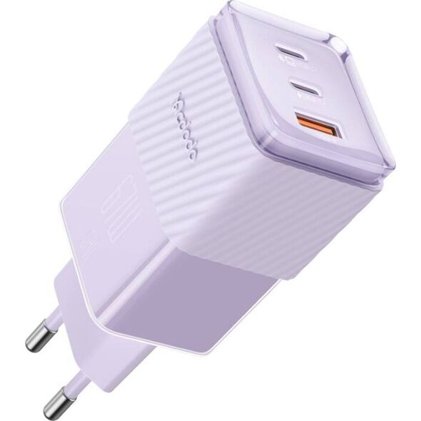 Ładowarka Mcdodo Ładowarka sieciowa GaN 67W Mcdodo CH-1502 2x USB-C, USB-A (fioletowa)