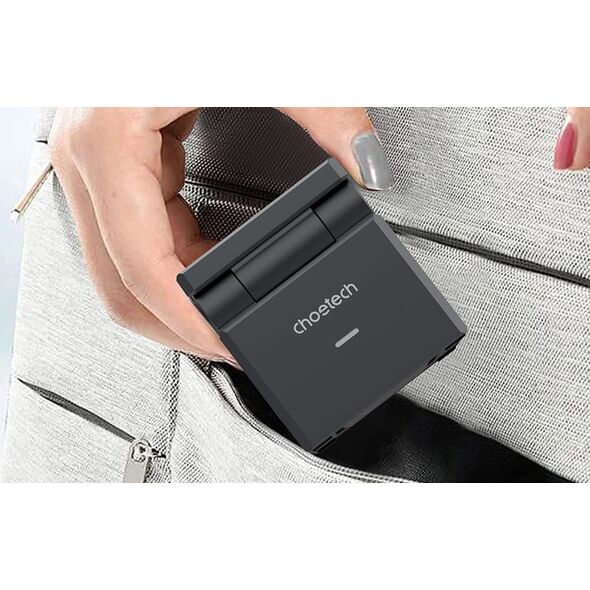 Choetech Ładowarka indukcyjna Choetech T632-F 3w1 15W (czarna)