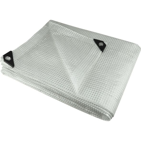 Dedra Plandeka 2x3m, 100g/m2 przeźroczysta, zbrojona