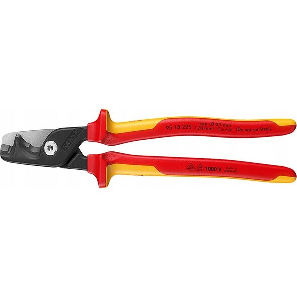 Knipex KNIPEX NOŻYCE DO CIĘCIA KABLI StepCut XL VDE 225mm