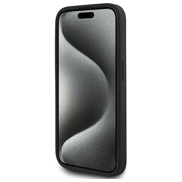 Karl Lagerfeld Karl Lagerfeld KLHCP15LPQDSMGK iPhone 15 Pro 6.1" czarny/black hardcase Diagonal Quilted Script