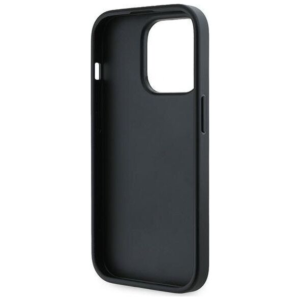 Karl Lagerfeld Karl Lagerfeld KLHCP13LPQDSMGK iPhone 13 Pro / 13 6.1" czarny/black hardcase Diagonal Quilted Script