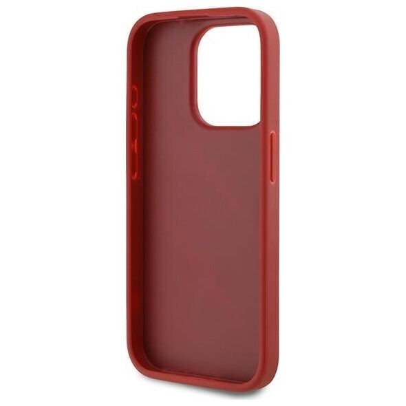 Karl Lagerfeld Karl Lagerfeld KLHCP15XPQDSMGR iPhone 15 Pro Max 6.7" czerwony/red hardcase Diagonal Quilted Script