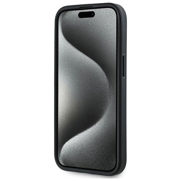 Karl Lagerfeld Karl Lagerfeld KLHCP14SPQDSMGK iPhone 14 / 15 / 13 6.1" czarny/black hardcase Diagonal Quilted Script