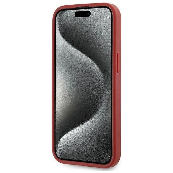 Karl Lagerfeld Karl Lagerfeld KLHCP15SPQDSMGR iPhone 15 / 14 / 13 6.1" czerwony/red hardcase Diagonal Quilted Script