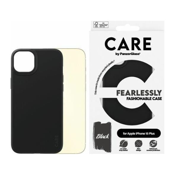 PanzerGlass CARE by PanzerGlass Fearlessly Fashionable Case iPhone 15 Plus 6,7" czarny/black 1431