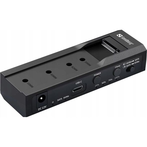 HUB USB Sandberg USB-3 Cloner+Dock M2+NVMe+SATA