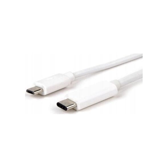 Kabel USB LMP USB-C - microUSB 1 m Biały (USB-C (m) to micro-USB 2.0)