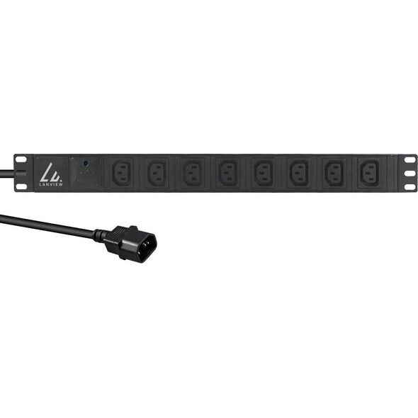 Lanview 19�� 8-way c13 outlets with
