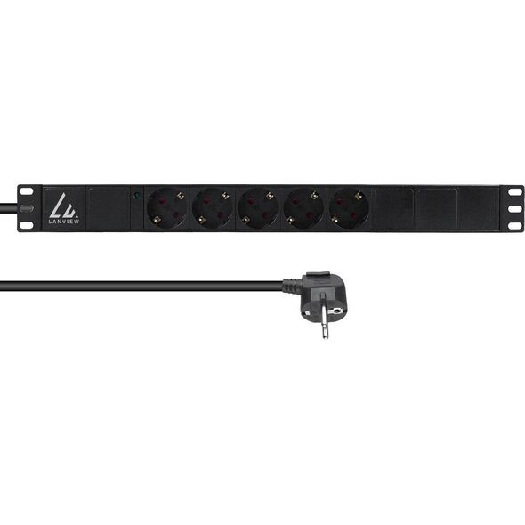 Listwa zasilająca Lanview 19'' rack mount power strip,