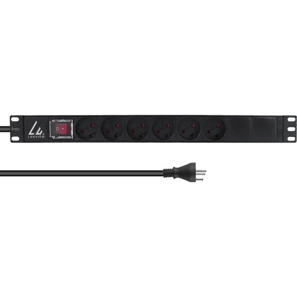 Listwa zasilająca Lanview 19'' rack mount power strip,