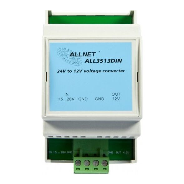 Allnet ALLNET Ersatznetzteil/Spannungswandler 12V/1,5A IN: 15..~36VDC -> OUT: 12VDC / 24V auf 12V / DC Step-Down-Wandler