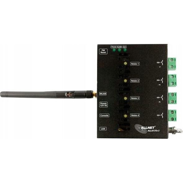 Allnet ALLNET MSR IO Zentrale ALL4175v2 / Netzwerk Schaltgerät 4fach Relais 230VAC/10A