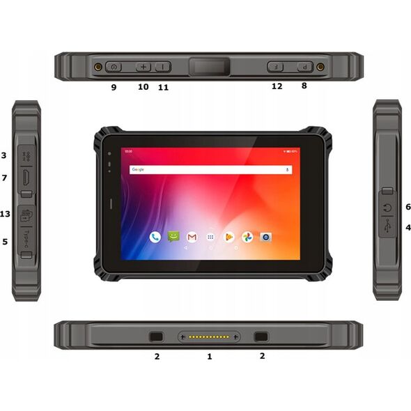 Allnet ALLNET Rugged Outdoor Tablet Windows NFC LTE X-trail-100-Intel